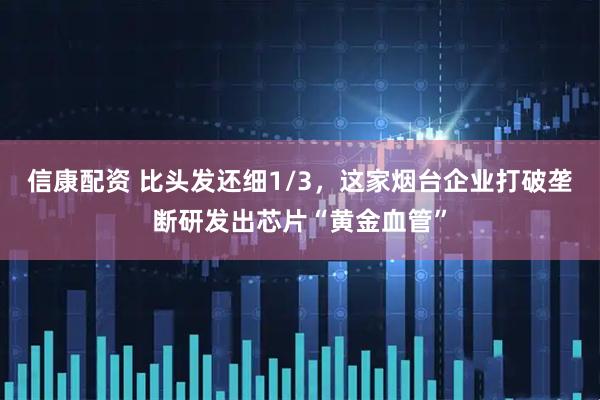 信康配资 比头发还细1/3，这家烟台企业打破垄断研发出芯片“黄金血管”