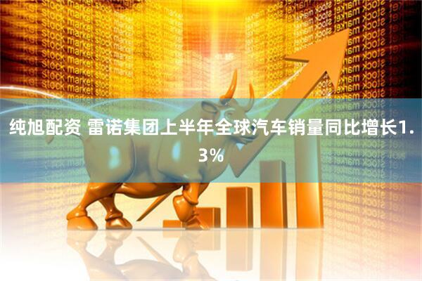 纯旭配资 雷诺集团上半年全球汽车销量同比增长1.3%